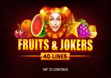 Fruits and Jokers 40 lines